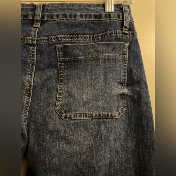 Flamingals NWT Wide Leg Patch Pocket Jean Size Medium - Picture 10 of 16